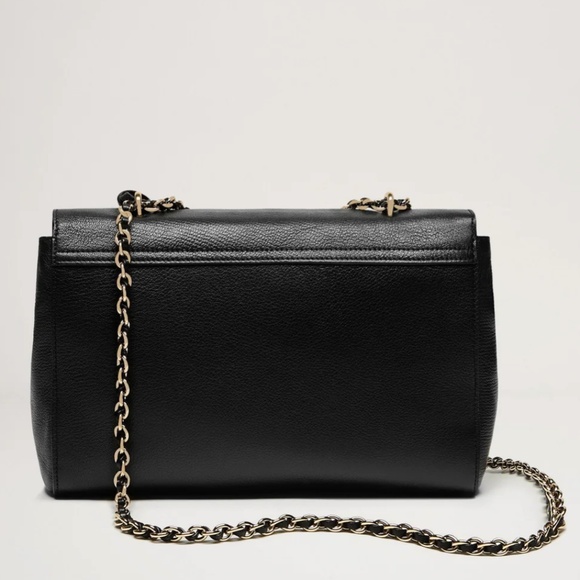 Mulberry 'Lily' Medium Black Glossy Goat Leather Bag - MSRP $1545 - BNWT - Picture 7 of 8